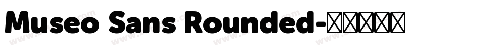 Museo Sans Rounded字体转换